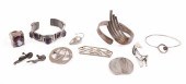 (10) Modernist Sterling Bracel