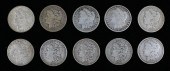 10 MORGAN SILVER DOLLARS1 1882