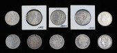 10 MORGAN SILVER DOLLARS1- 188