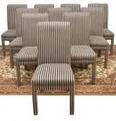 (10) PARSONS STYLE STRIPED HIG