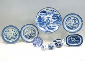 10 PC. CHINESE BLUE & WHITE AN