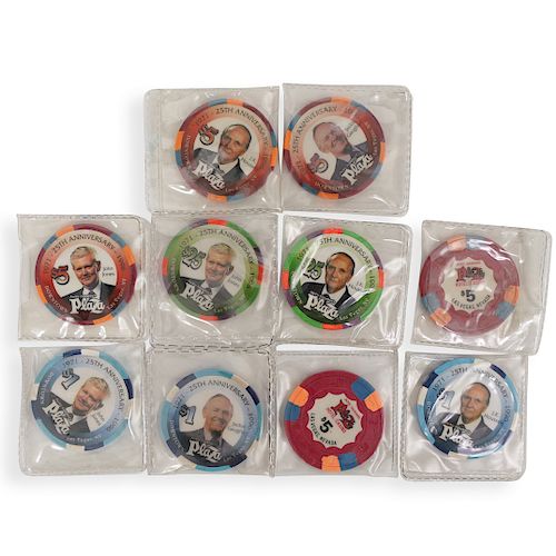 (10 PC) COLLECTION OF VINTAGE POKER