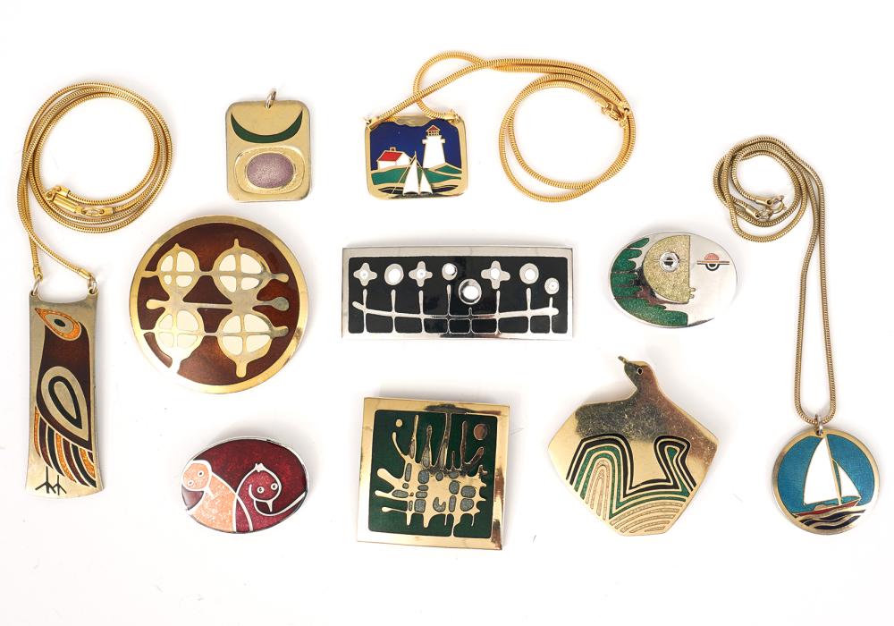 10 PC. DE PASSILLE SYLVESTRE PINS &