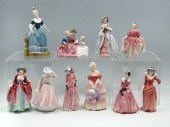 10 PC ROYAL DOULTON FIGURE COL