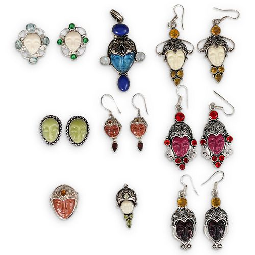 (10 PC) SAJEN STERLING SILVER AND