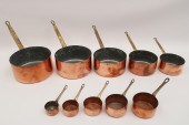 10 PC. SET OF GRADUATING COPPE