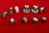 10 PC. VICTORIAN FIGURAL NAPKI