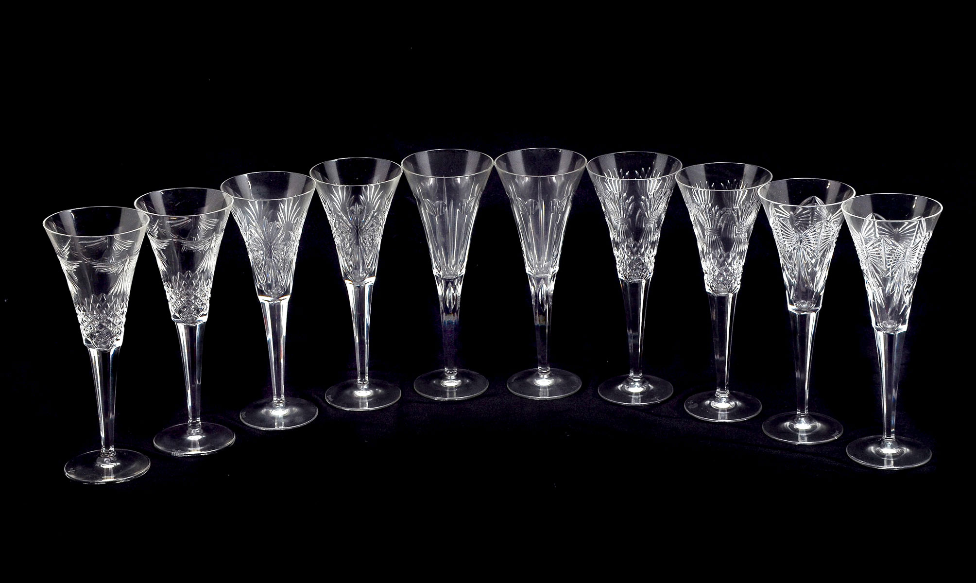 10 PC WATERFORD CRYSTAL MILLENIUM