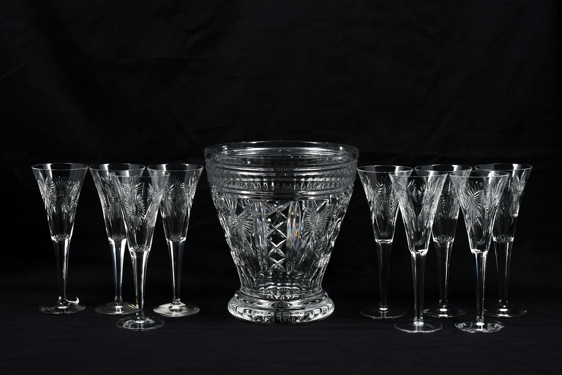 10-PC. WATERFORD CRYSTAL
