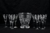 10-PC. WATERFORD CRYSTAL MILLE