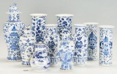 10 PCS. ASIAN BLUE & WHITE POR