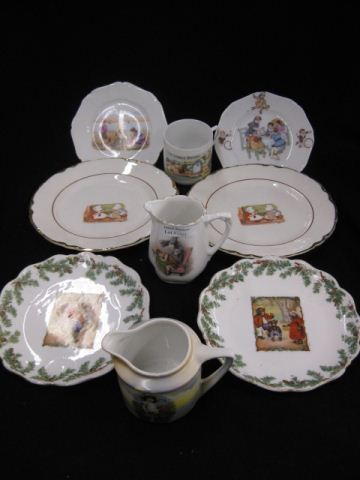 10 pcs. Children's Porcelain Dishes