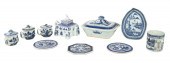 (10) Pcs Chinese blue & white