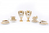 10 PCS, GILT OLD PARIS & SEVRE