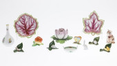 10 PCS HEREND, ROYAL CROWN DER