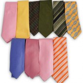 (10 PCS) HERMES & GUCCI SILK N