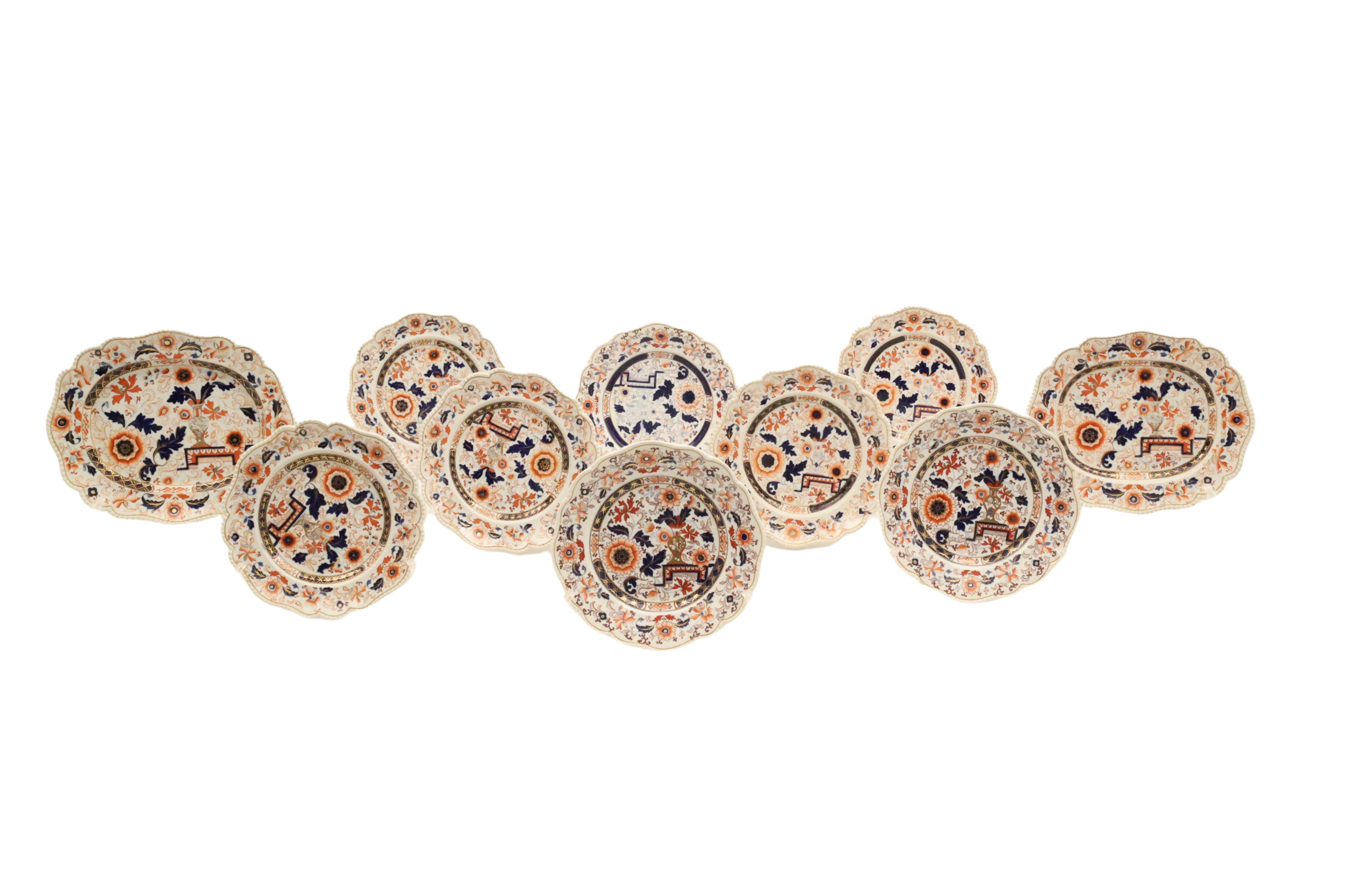10 PCS. OF ENGLISH IRONSTONE