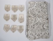 (10 PCS) PIERCED AND EMBROIDER