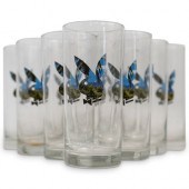 (10 PCS) PLAYBOY DRINKING GLAS