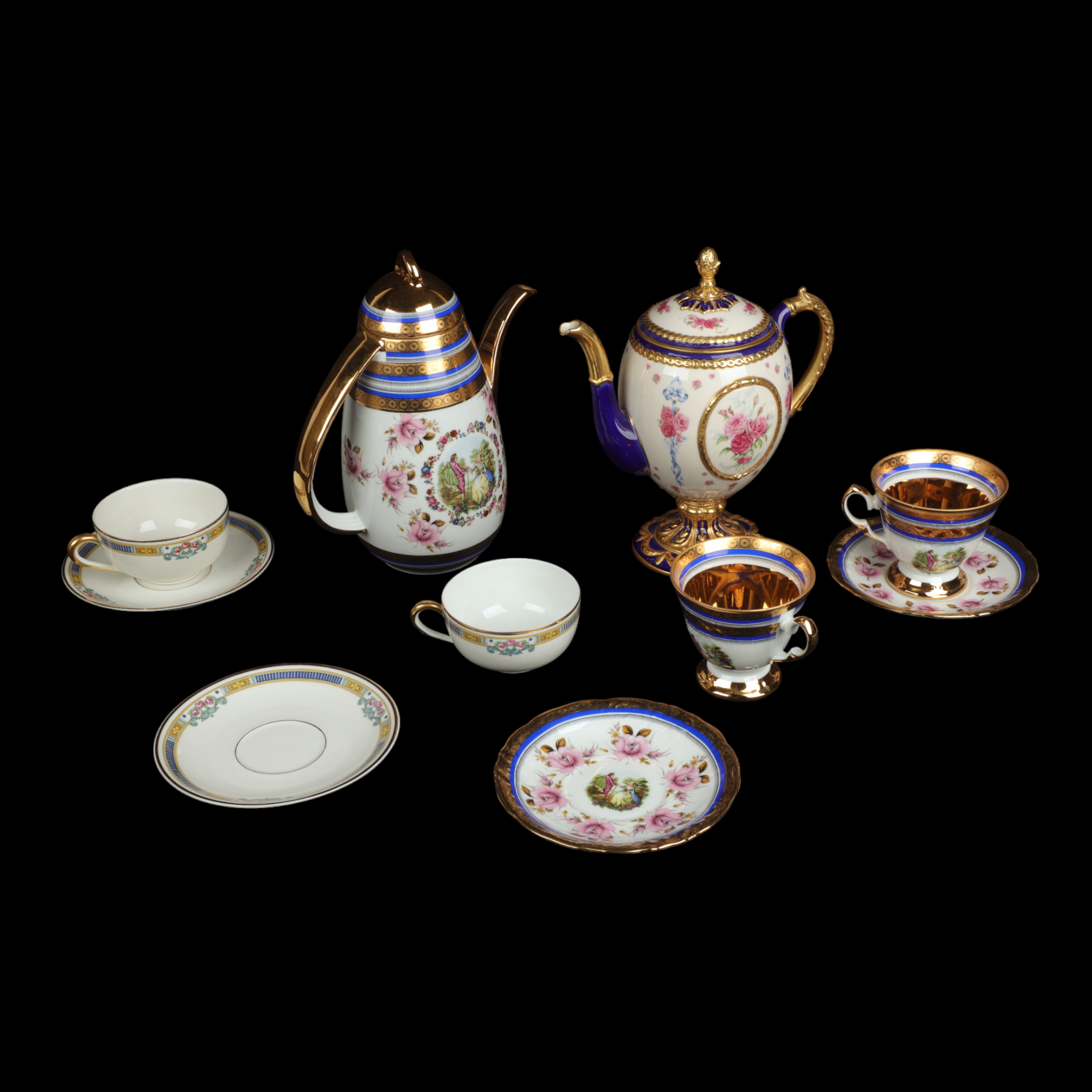 (10) Pcs porcelain, c/o House of