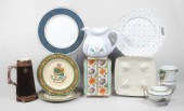 (10) Pcs porcelain & pottery,