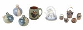 (10) Pcs pottery, c/o Suzanne