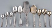 10 PCS SILVER FLATWARE INC. RU