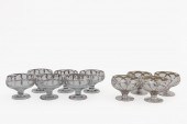 10 PCS, SILVER OVERLAY SHERBET