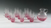10 PIECE ETCHED DRINK SERVICE
