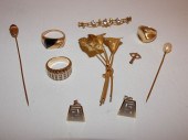 10 PIECES ASSORTED 14K GOLD JE