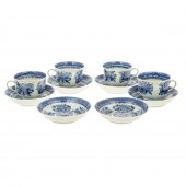10 PIECES CHINESE EXPORT BLUE