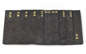 10 PIECES CHINESE INK STICKS A