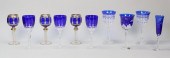 10 PIECES COBALT CUT TO CLEAR