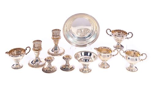 10 PIECES OF STERLING SILVER
