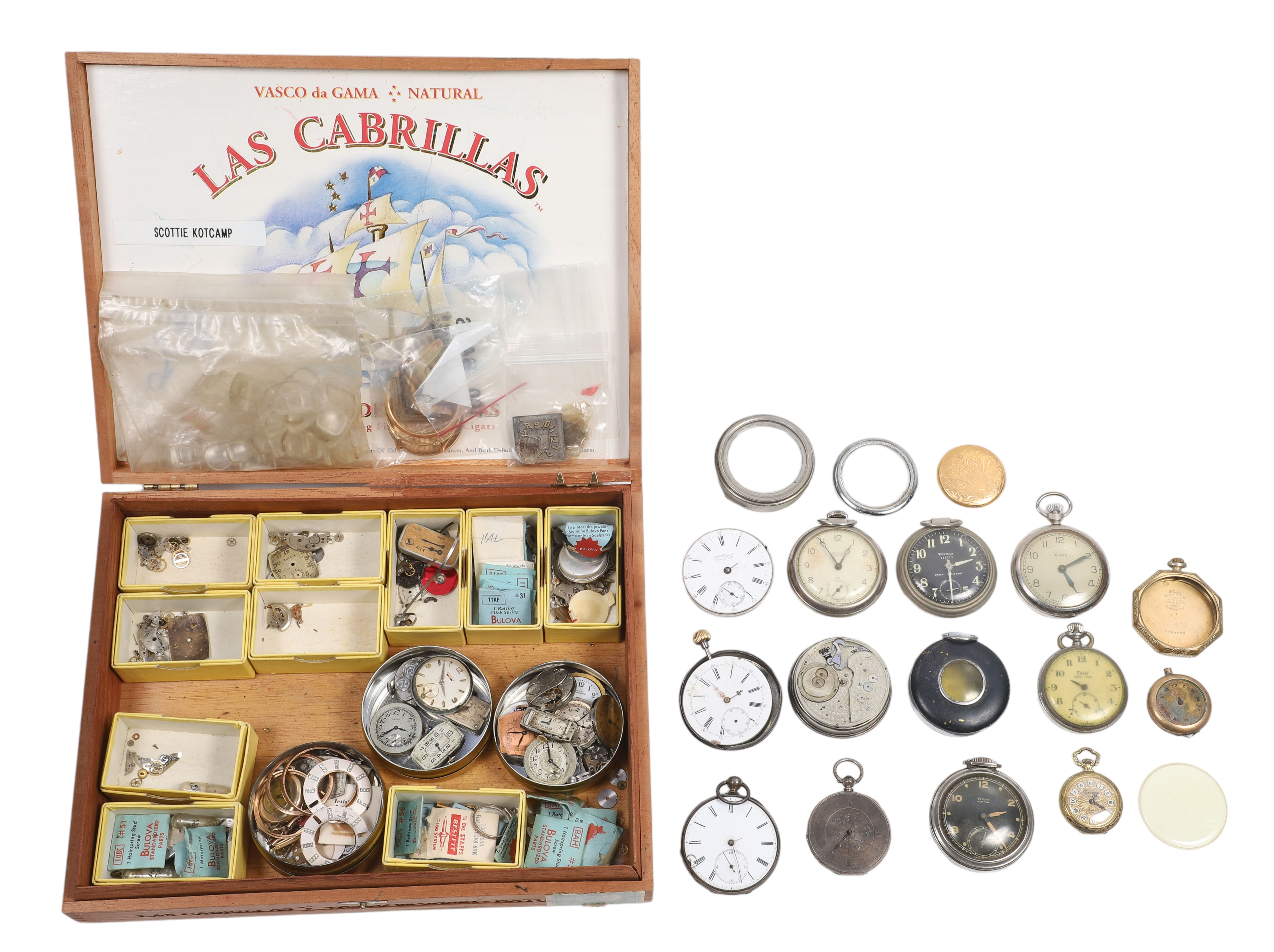(10)+ Pocket watch/movement group