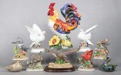 (10) Porcelain & pottery bird