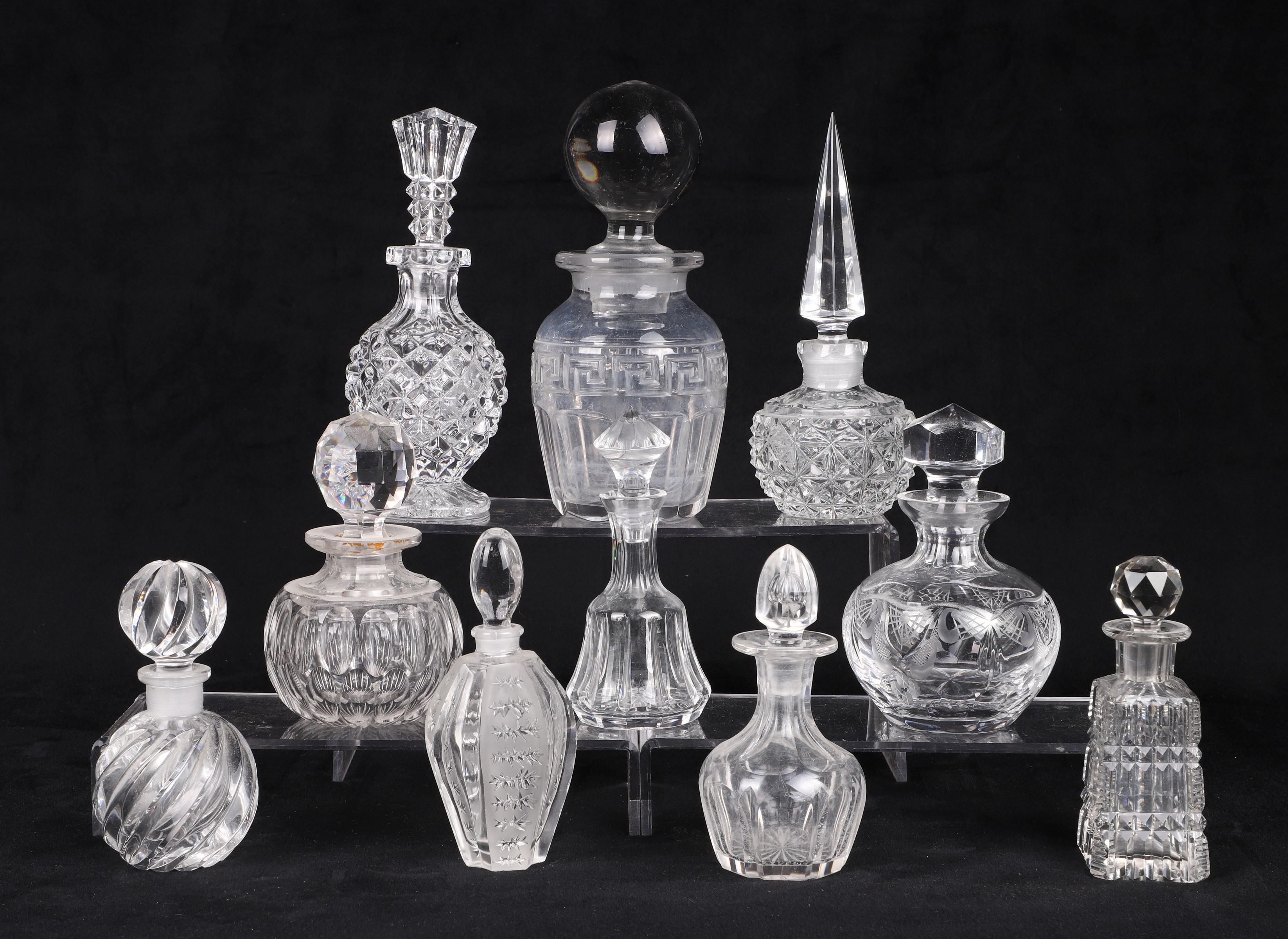 (10) Scent bottles to include cut