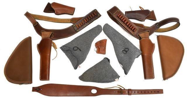 (10) SHOULDER HOLSTERS, SOFT PISTOL