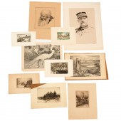 (10) SIGNED ETCHINGS, ENGRAVIN