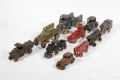 (10) SMALL CAST IRON TOY VEHIC