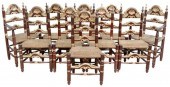 (10) SPANISH PARCEL GILT & RUS