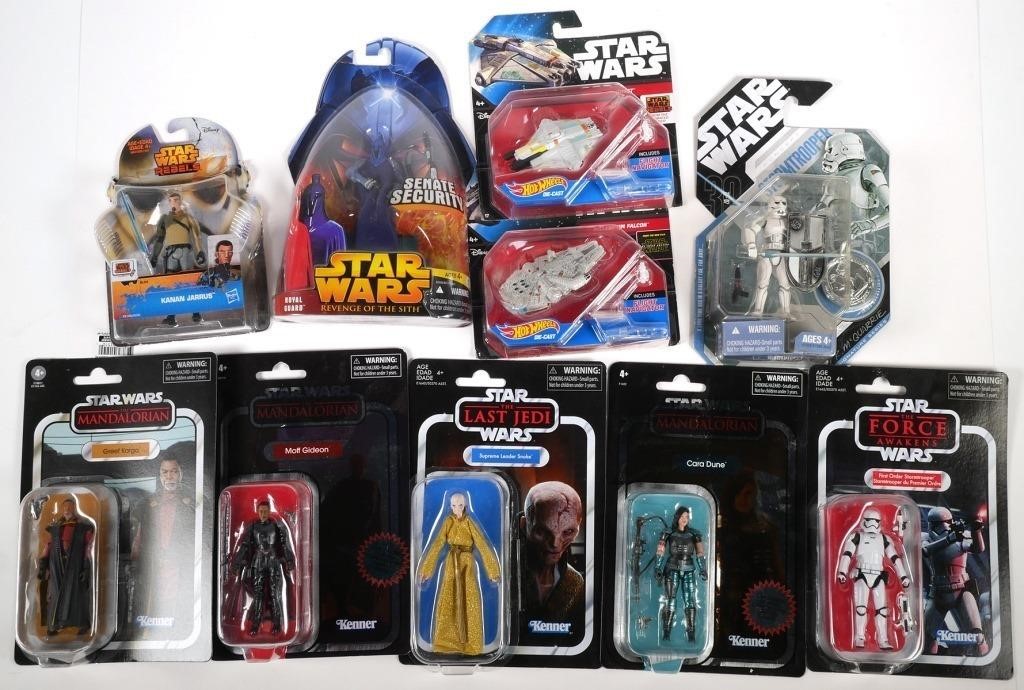 (10) STAR WARS ACTION FIGURES