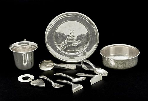 10 STERLING CHILDREN'S ITEMS10