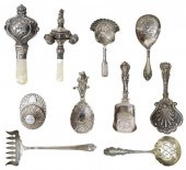 (10) STERLING SILVER SERVICE W