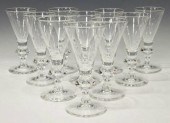 (10) STEUBEN 'TRUMPET' GLASS C