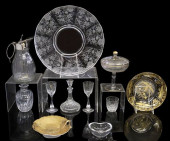 (10) TABLE GLASSWARE ITEMS: PA