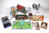 (10) TIN LITHO PCS & (3) ADVER