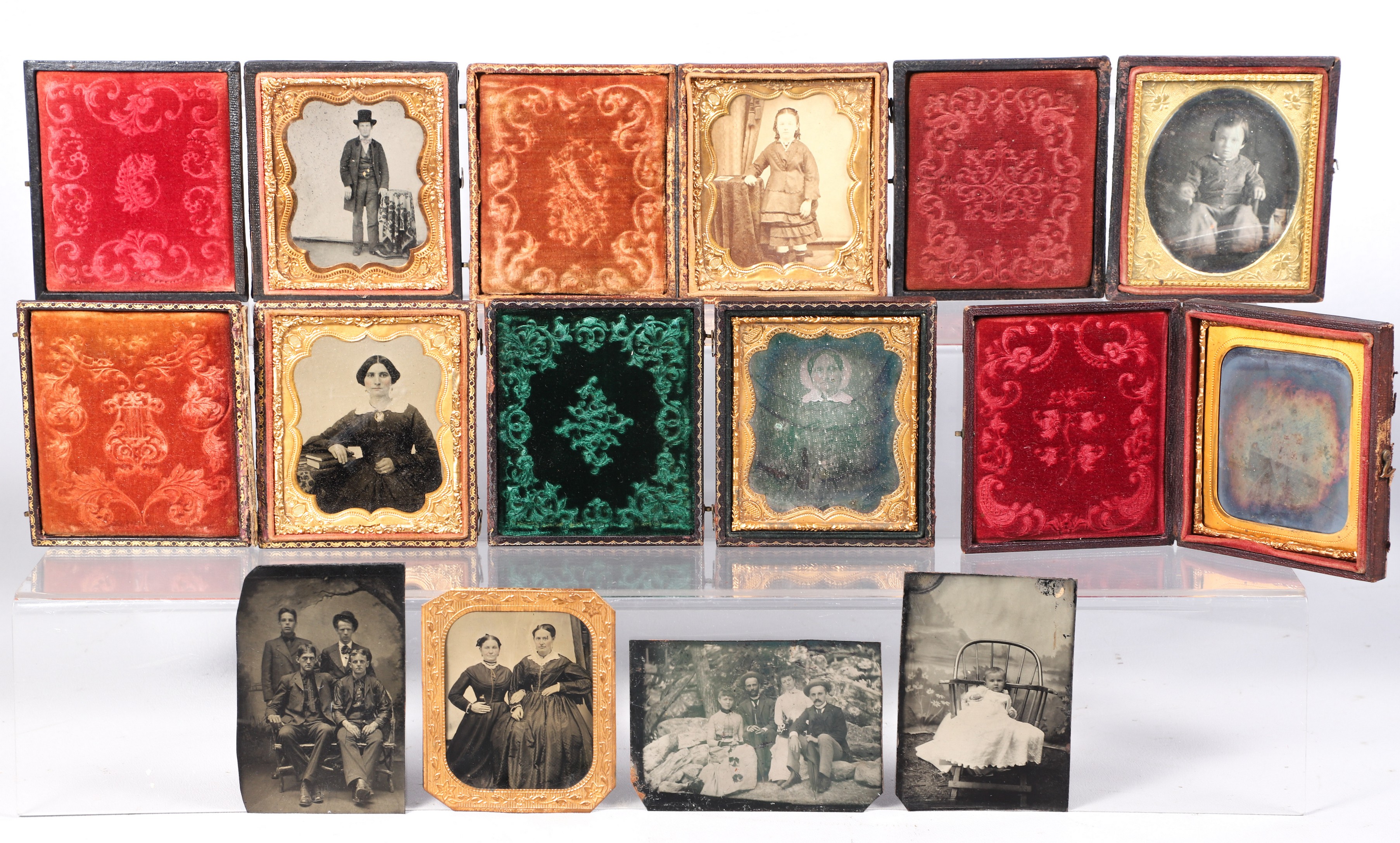 (10) Tintypes and Daguerreotypes to