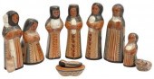 (10) TONALA POTTERY CRECHE NAT