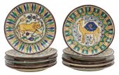 (10) TUNISIAN TIN-GLAZED EARTH